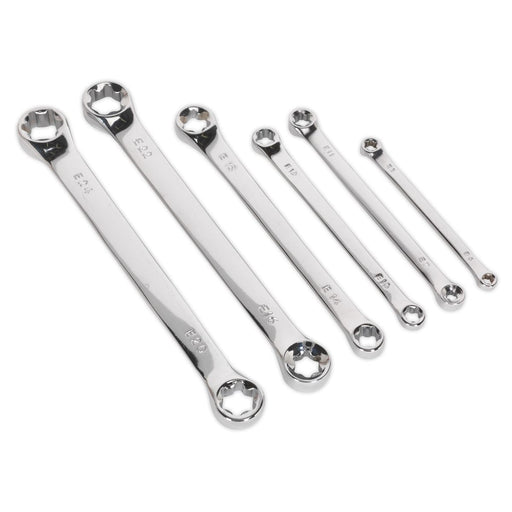 Sealey TRX-Star* Double End Spanner Set 6pc S01107 Siegen by Sealey - Dynamic Drive