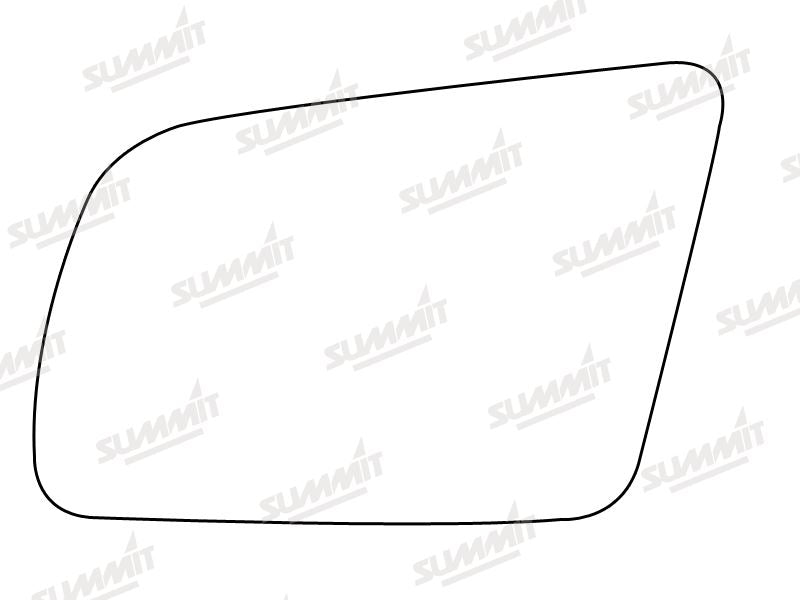 Summit Stick-On Anti Dazzle Mirror Glass fits Vauxhall Cavalier LHS Summit - Dynamic Drive