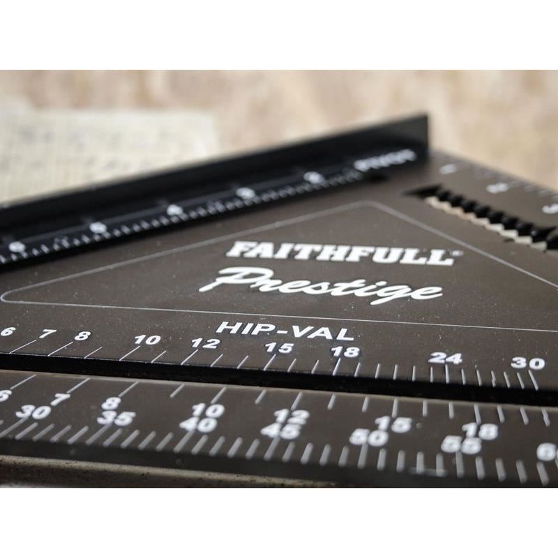 Faithfull Prestige Quick Square Black Aluminium 300mm (12in) Faithfull - Dynamic Drive