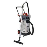 Sealey Vacuum Cleaner Industrial Dust-Free Wet/Dry 38L 1500W/230V Stainless Stee Sealey - Dynamic Drive