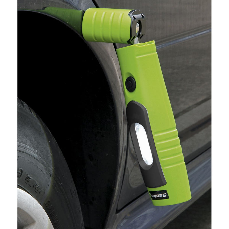 Sealey Green Rechargeable 360° Inspection Lamp 7 SMD+3W LED Lithium-ion Sealey  - Dynamic Drive