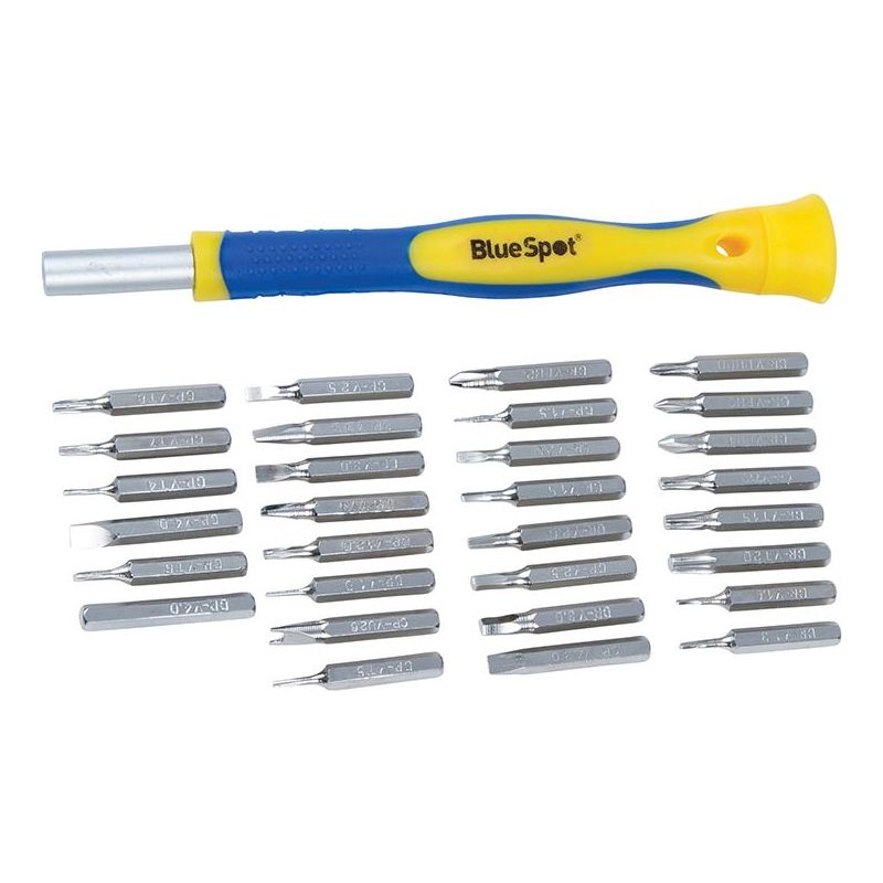 Bluespot Tools Precision Driver Set, 31 Piece BlueSpot Tools - Dynamic Drive