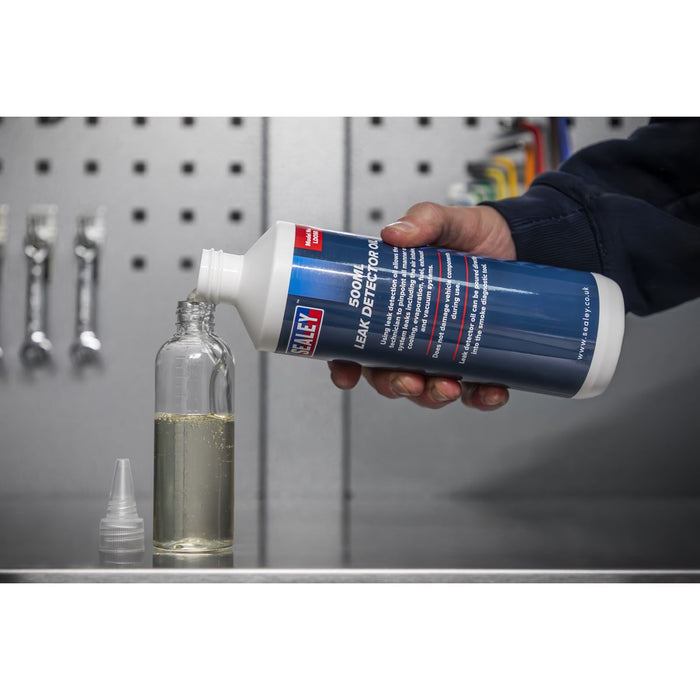 Sealey Leak Detector Oil 500ml LDO50 Sealey - Dynamic Drive