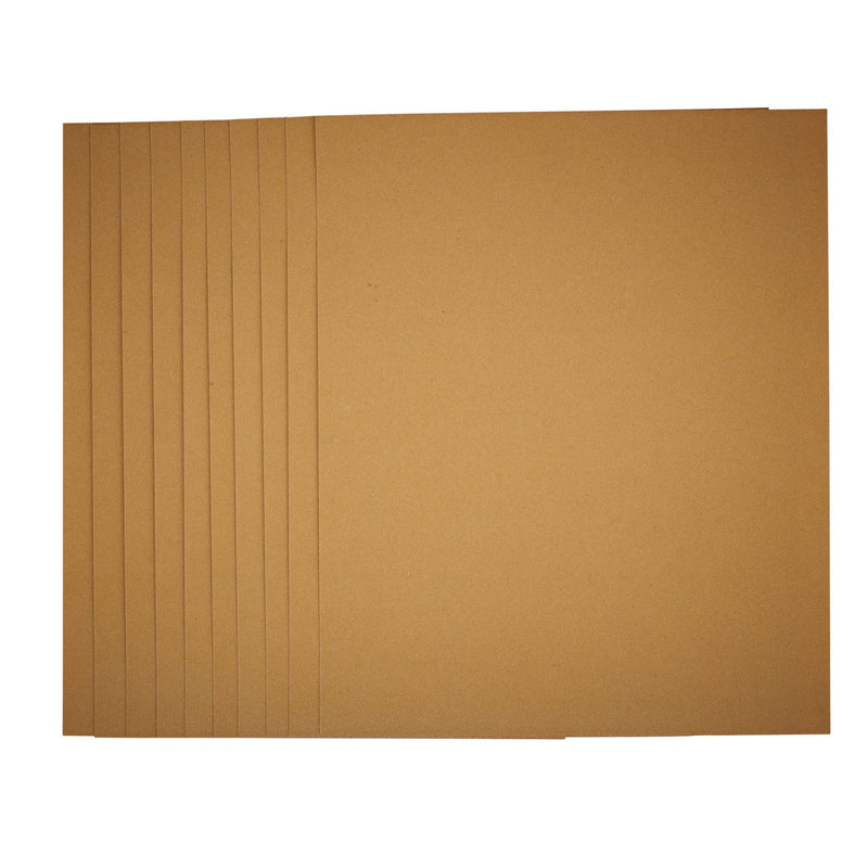 Draper General Purpose Sanding Sheets, 230 x 280mm, 100 Grit (Pack of 10) 37779 Draper - Dynamic Drive