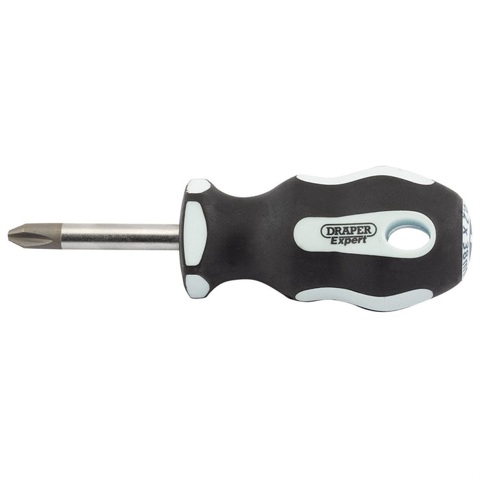 Draper Cross Slot Soft Grip Screwdriver, No.2 x 38mm 34991 Draper - Dynamic Drive