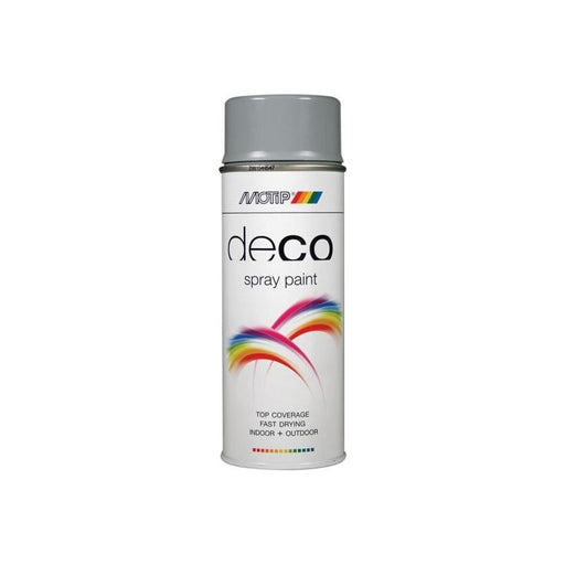 Motip® Deco Spray Paint High Gloss RAL 7001 Silver Grey 400ml MOTIP® - Dynamic Drive