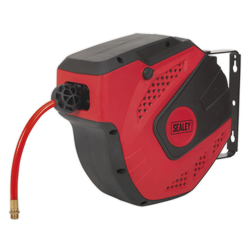 Sealey Air Hose Reel Auto Rewind Control 10m 8mm ID - PU Hose SA821 Sealey  - Dynamic Drive
