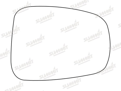 Summit Stick-On Aspheric Mirror Glass fits Citroen C8, Fiat Ulysee, Lancia Phedra Peug 807 RHS Summit - Dynamic Drive