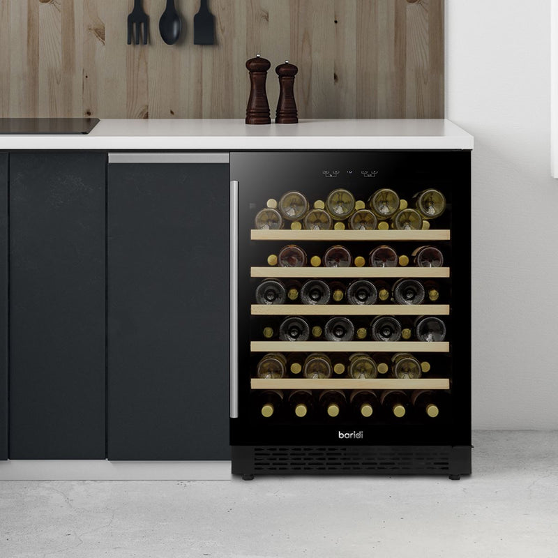 Baridi 54 Bottle Under-Counter/Freestanding Fridge & Cooler 60cm DH78 Baridi - Dynamic Drive