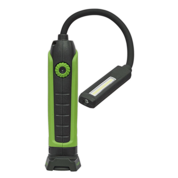 Sealey Flexi Head COB LED Rechargeable Inspection Lamp Light Magnetic Base Sealey  - Dynamic Drive
