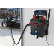 Sealey Garage Vacuum 1500W with Remote Control Wall Mounting GV180WM Sealey - Dynamic Drive