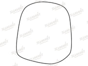 Summit Stick-On Standard Mirror Glass fits Toyota Landcruiser 09 to 15 RHS Summit - Dynamic Drive