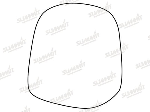 Summit Stick-On Standard Mirror Glass fits Toyota Landcruiser 09 to 15 RHS Summit - Dynamic Drive