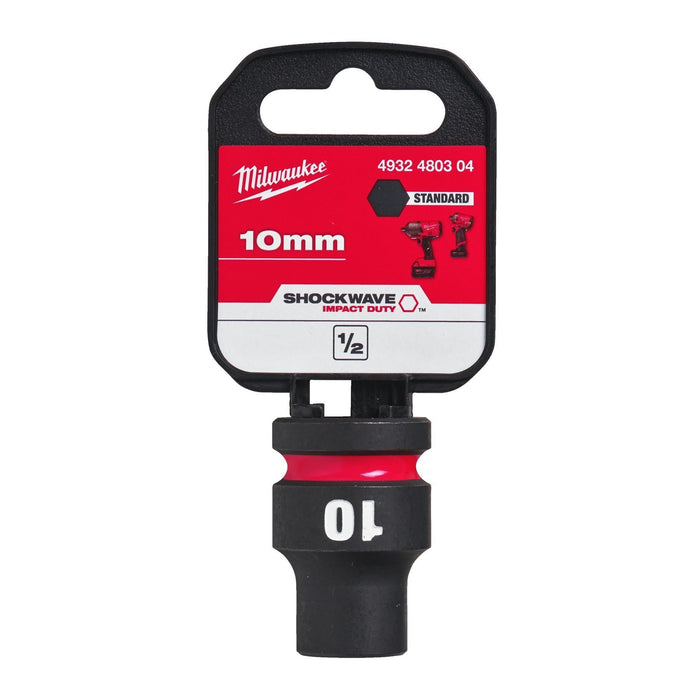Milwaukee Hex Socket Shw 1/2 Std 10mm-1Pc 4932480304 Milwaukee - Dynamic Drive