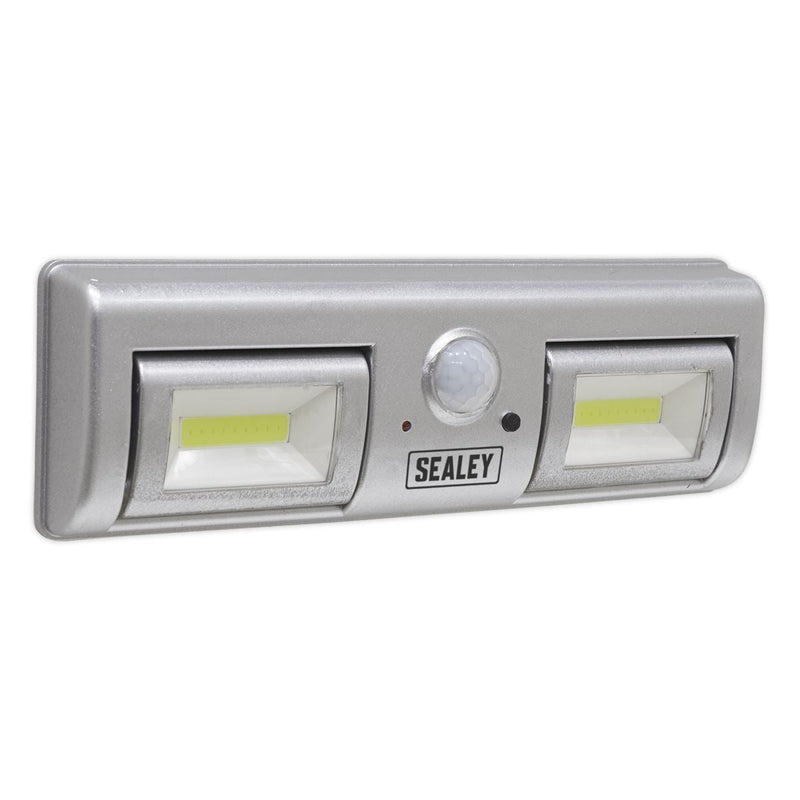 Sealey GL931 Auto Light 1.2W COB LED with PIR Sensor 3 x AA Cell Sealey - Dynamic Drive