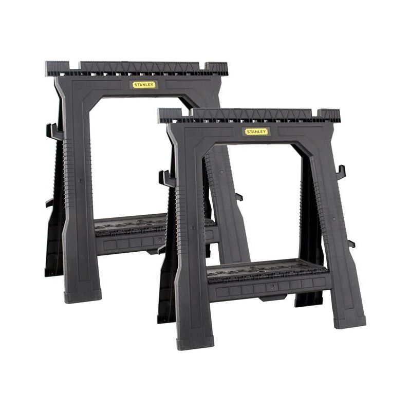 Stanley® Hand Tools Folding Sawhorses (Twin Pack) STANLEY® Hand Tools - Dynamic Drive