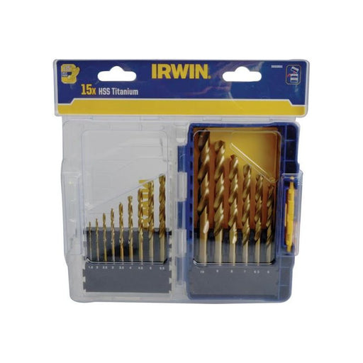 Irwin® HSS Titanium Metal Drill Bit Set, 15 Piece IRWIN® - Dynamic Drive
