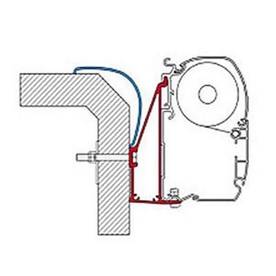 98655-896 RAPIDO 6 BRACKET 4.0M Fiamma  - Dynamic Drive