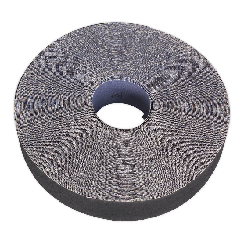 Sealey Emery Roll Blue Twill 25mm x 50m 60Grit ER255060 Sealey - Dynamic Drive