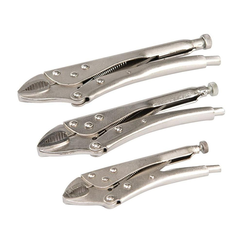 Silverline Self Locking Pliers Set 3pce 3pce Silverline - Dynamic Drive