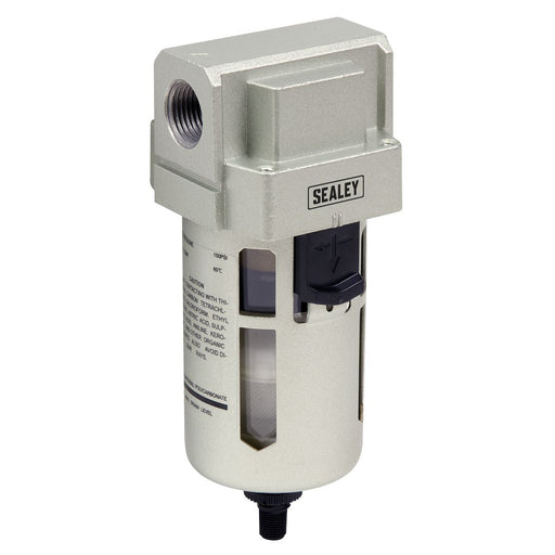 Sealey Air Filter Auto Drain Max Airflow 140cfm SA206FAD Sealey - Dynamic Drive