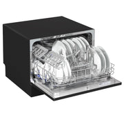 Baridi Tabletop Dishwasher 6 Place Settings 6.5L Capacity - Black DH85 Baridi - Dynamic Drive