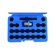 Laser Locking Wheel Nut Key Set 22pc - for VAG 7108 Laser - Dynamic Drive