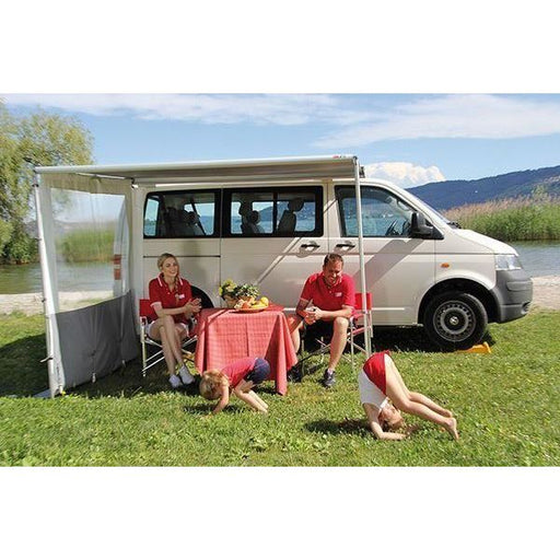 Fiamma F35 Pro 270 Awning Titanium Case Royal Blue Fabric Campervan Caravan 4x4 Fiamma - Dynamic Drive