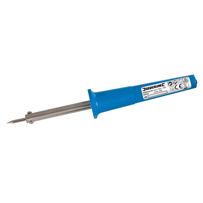 Silverline Electric Soldering Kit 9pce 100W / 30W 845318 Silverline  - Dynamic Drive