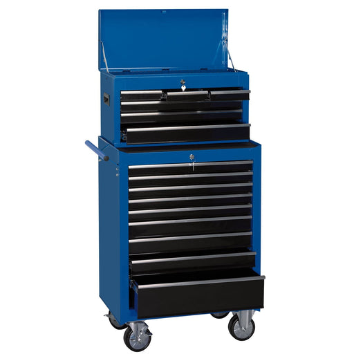 Draper Combination Roller Cabinet and Tool Chest, 15 Drawer, 26", 680 x 458 x 13 Draper - Dynamic Drive