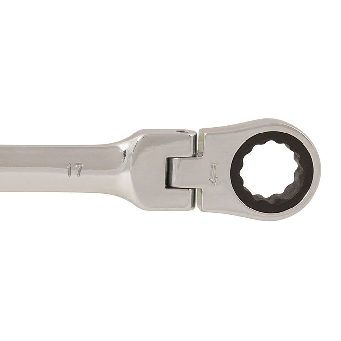 Silverline Flexible Head Ratchet Spanner 17mm Silverline - Dynamic Drive