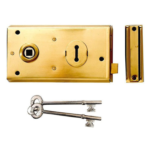 Yale Locks P401 Rim Lock Grey Finish 138 x 76mm Visi Yale Locks - Dynamic Drive