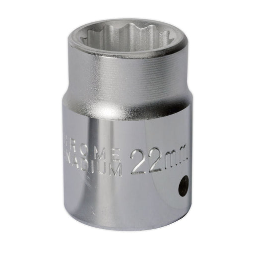 Sealey WallDrive Socket 22mm 3/4"Sq Drive S34/22 Sealey - Dynamic Drive