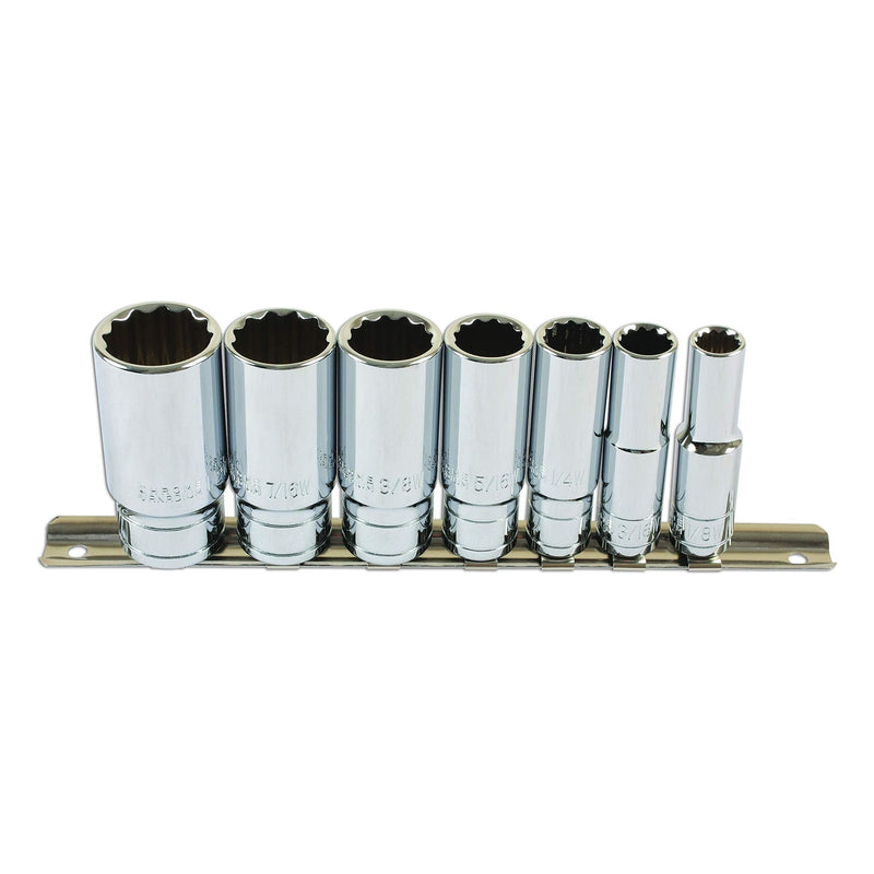 Laser Whitworth Deep Socket Set 3/8"D 7pc 6194 Laser - Dynamic Drive