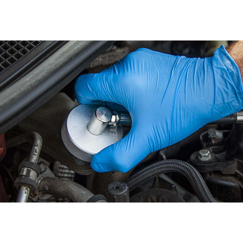 Sealey Brake Pressure Bleeder Cap 45mm & Connector With Hose 90 VS0204C4 Sealey - Dynamic Drive
