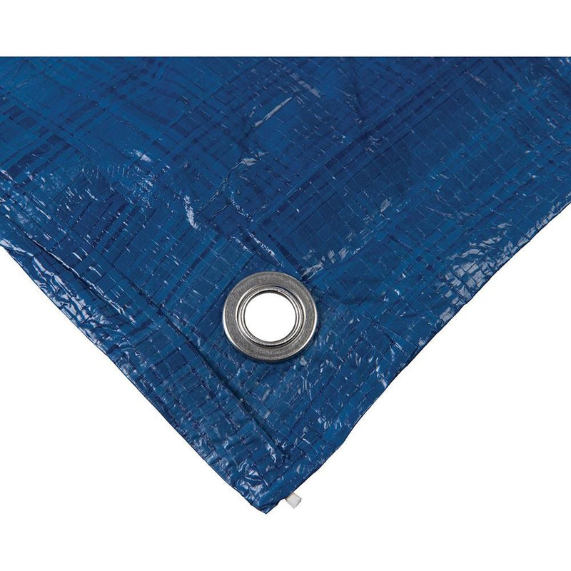 Silverline Tarpaulin Cut 3.6 x 6.1m / Actual 3.45 x 6m Silverline - Dynamic Drive