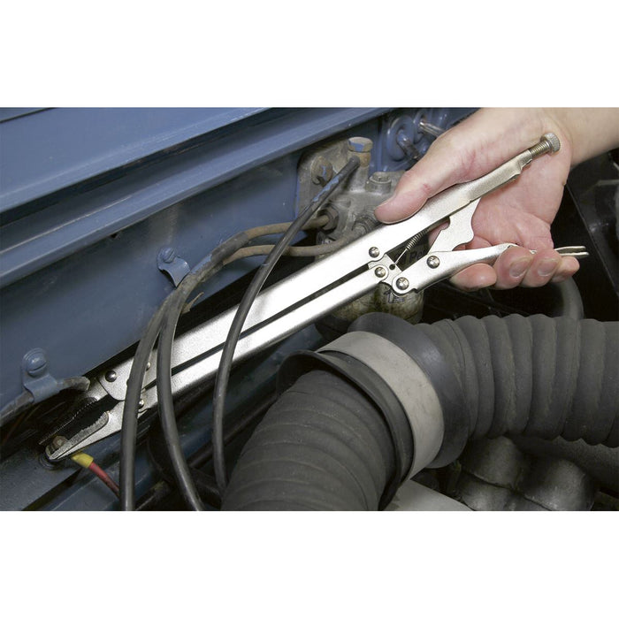 Seigen by Sealey Locking Pliers Extra-Long 375mm S0841 Seigen by Sealey  - Dynamic Drive