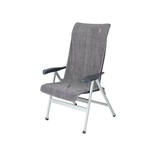 Bo-Camp Chair Cover M Universal Terry Cloth Cotton Grey Bo-Camp - Dynamic Drive