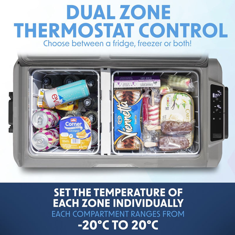 Dellonda Portable Fridge Freezer/Cool Box with LED Display 50L DL14 Dellonda - Dynamic Drive