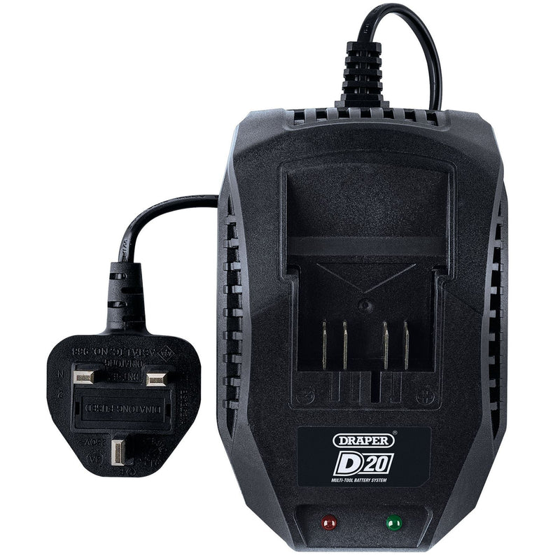 Draper D20 20V Brushless Mid-Torque Impact Wrench, 1/2" Sq. Dr., 400Nm, 2 x 4.0A Draper - Dynamic Drive