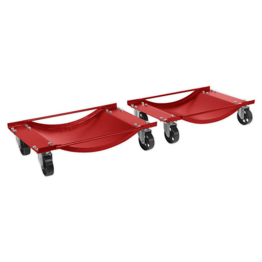 Sealey Wheel Dolly Set 454kg Capacity WS454 Sealey - Dynamic Drive