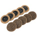 Draper Polycarbide Abrasive Pads, 50mm, Coarse (Pack of 10) 75625 Draper - Dynamic Drive