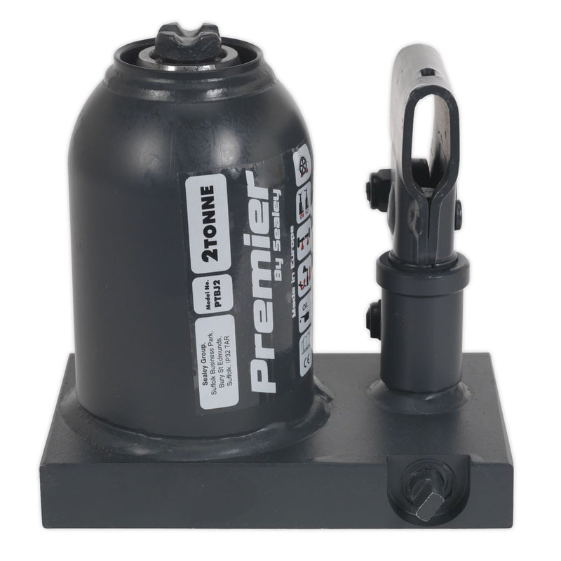 Sealey Premier Telescopic Bottle Jack 2 Tonne PTBJ2 Sealey - Dynamic Drive