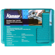 Kamasa Socket Set 1/4"D, 58pc 56017 Kamasa - Dynamic Drive