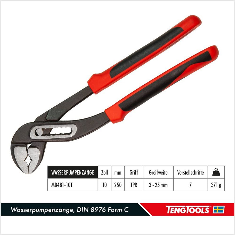 Teng Tools Plier Set TPR Grip TT1 4 Pieces Teng Tools - Dynamic Drive
