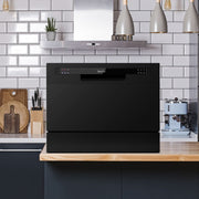 Baridi Tabletop Dishwasher 6 Place Settings 6.5L Capacity - Black DH85 Baridi - Dynamic Drive