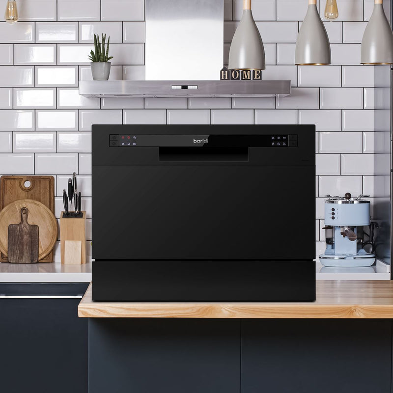 Baridi Tabletop Dishwasher 6 Place Settings 6.5L Capacity - Black DH85 Baridi - Dynamic Drive