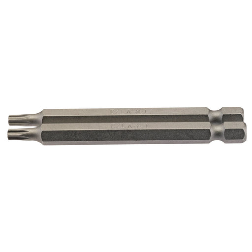 Draper TX-STAR Insert Bit, 1/4" Hex, 75mm Long, T20 (Pack of 2) Draper - Dynamic Drive