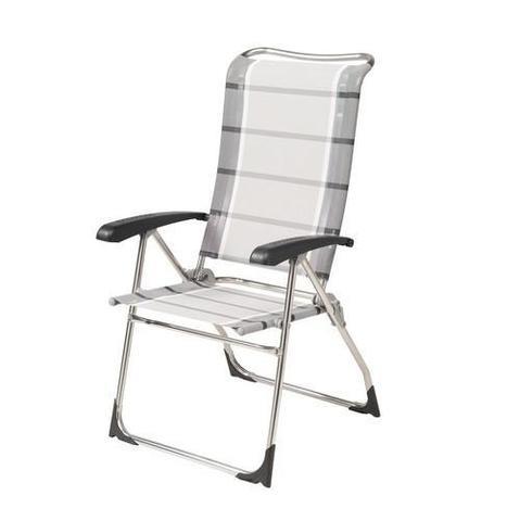 Dukdalf Aspen Grey Strip Chair x2 / Folding Caravan Chair / Latest Model Dukdalf  - Dynamic Drive