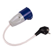 Continental Europe Schuko Mains Hook Up Adapter Lead 230V 16A Caravan Motorhome Powerpart - Dynamic Drive